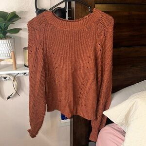 American Eagle Burnt Orange Sweater